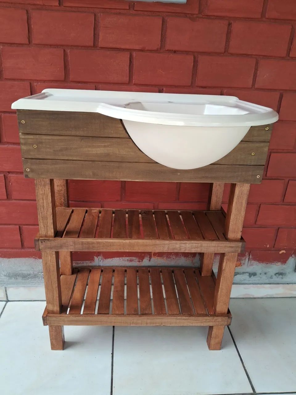Balcão para banheiro com pia
