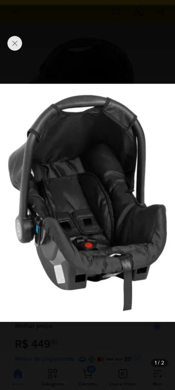 Bebê conforto burigotto 