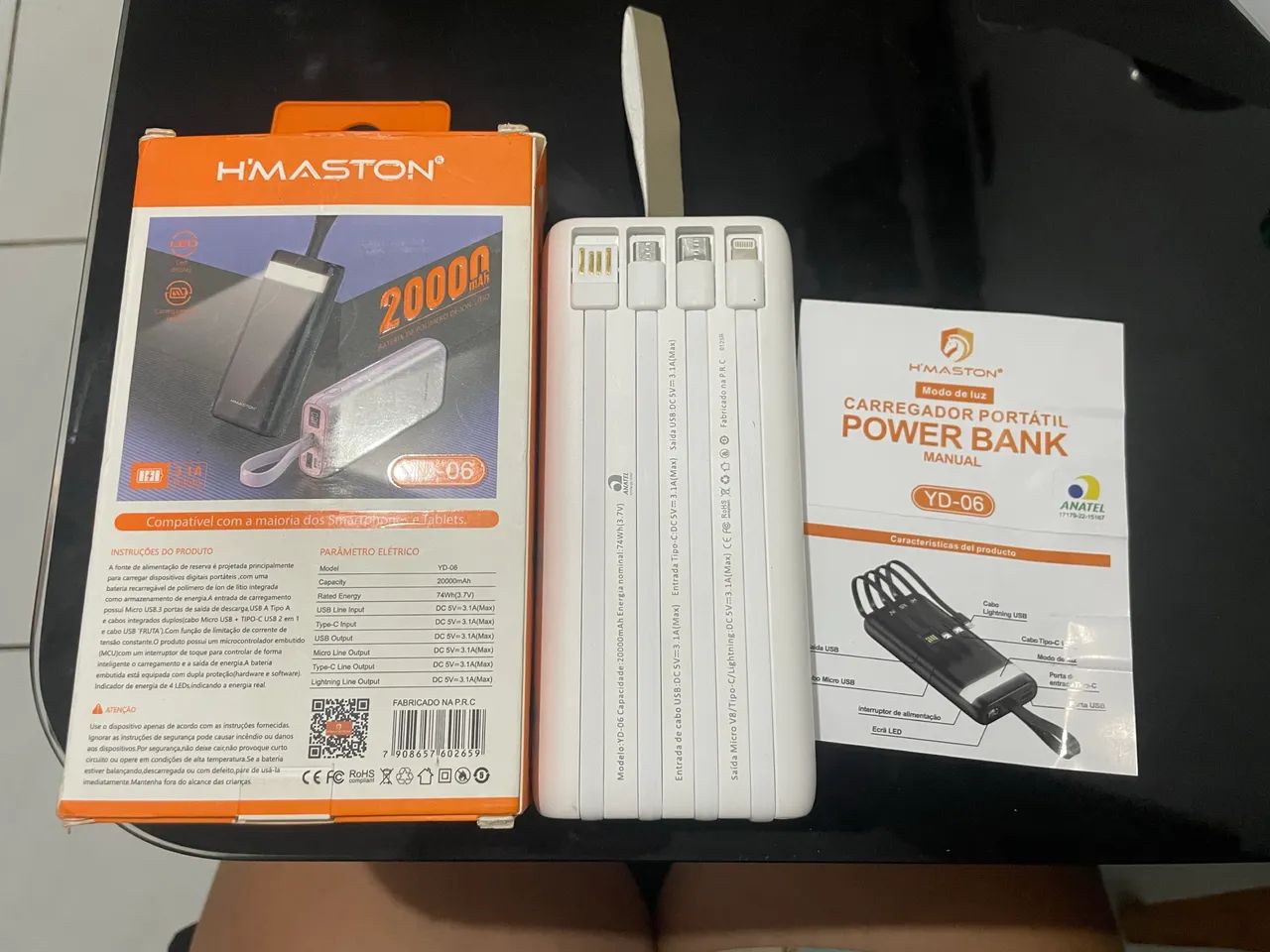 Bateria portátil 20000mAh - Foto 3