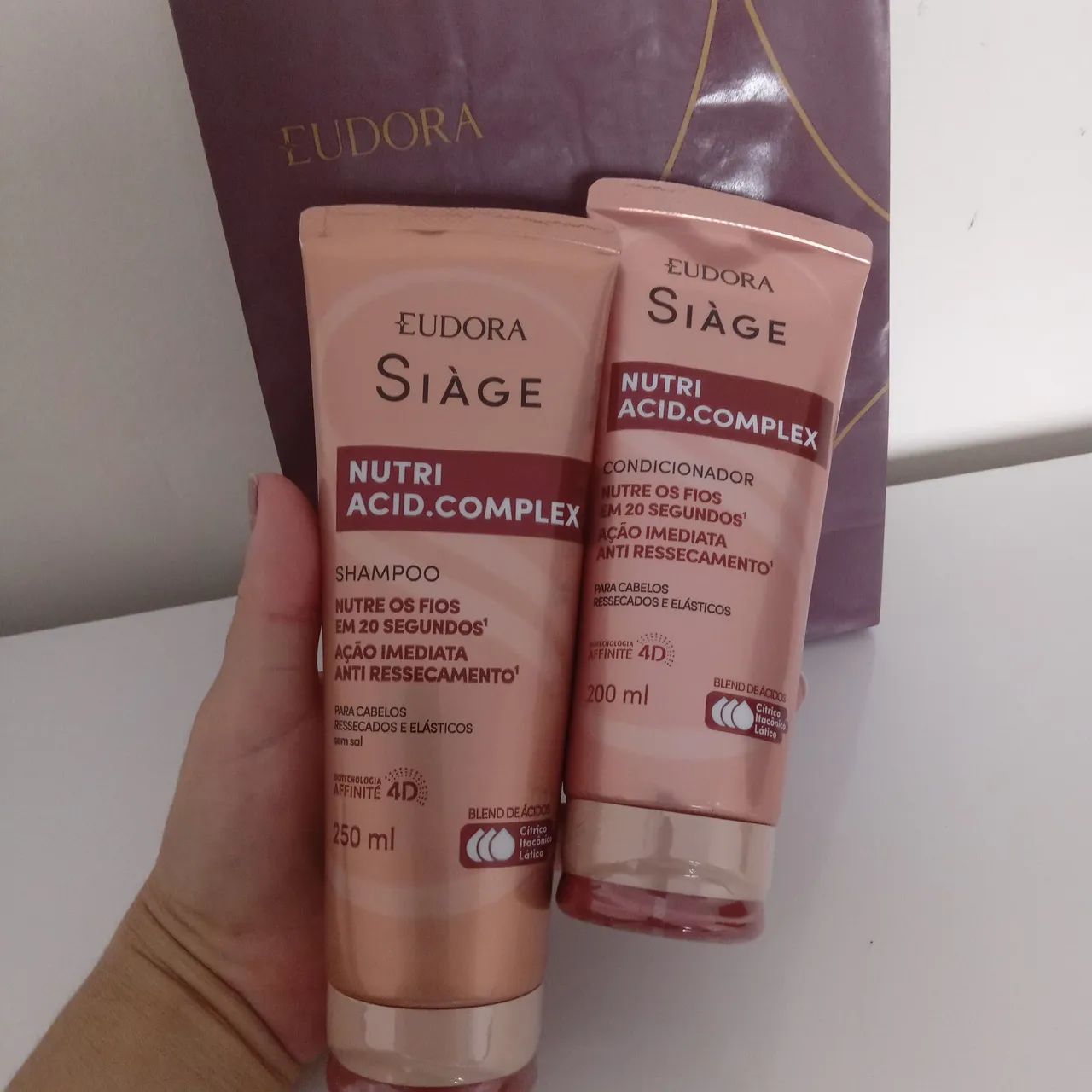 KIT SIAGE EUDORA SHAMPOO E CONDICIONADOR  - Foto 3