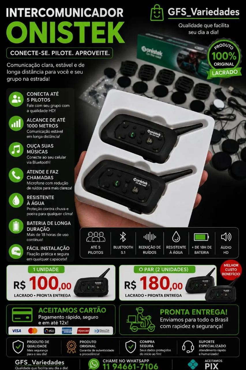 Par de intercomunicador onistek  - Foto 2