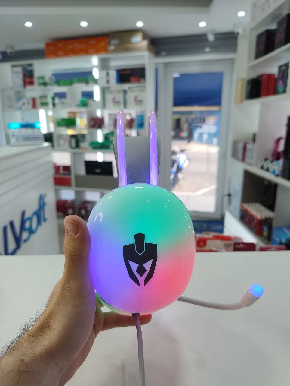 Headset Gamer Lumini Com Drivers 50mm E Iluminação - Foto 2
