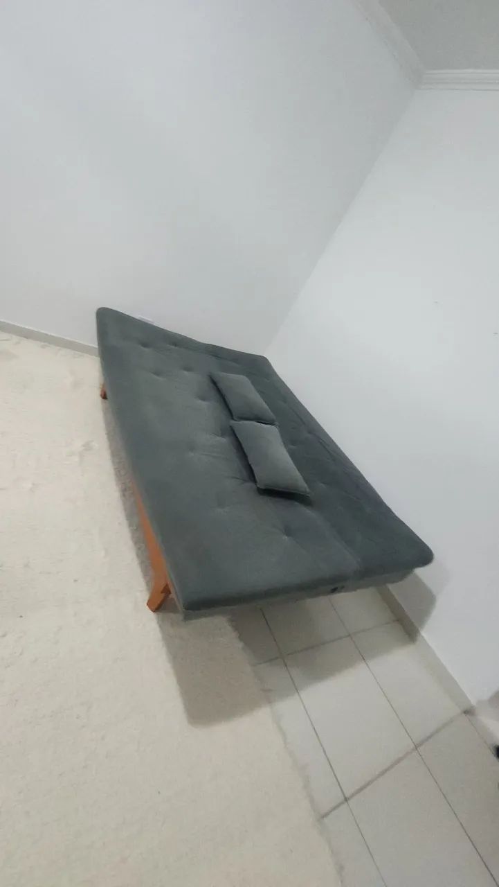 Sofá cama reclinavel com duas banquetas  - Foto 4