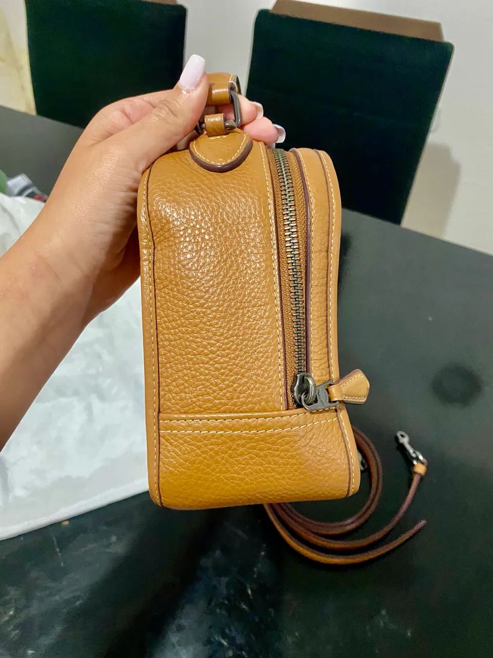 Bolsa COACH ORIGINAL Edição Peanuts Caramelo - Foto 4