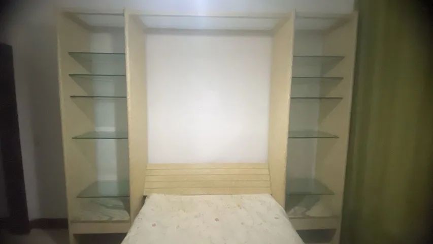 Conjunto de Moveis Quarto, cama com estante cabeceira e mesa de canto - Foto 3