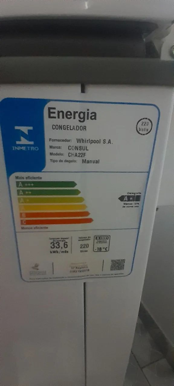 Freezer da consul 220 litros - Foto 4