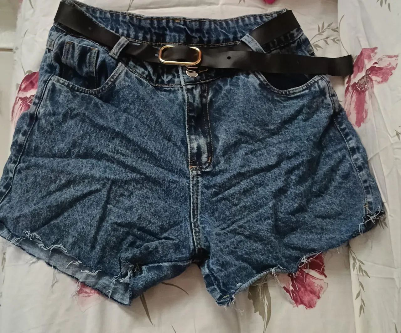 Short jeans sem lycra 42