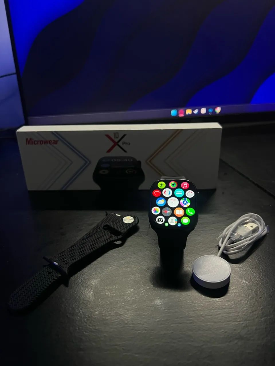 Smartwatch Microwear com WhatsApp e ChatGPT - Lacrado - Foto 2