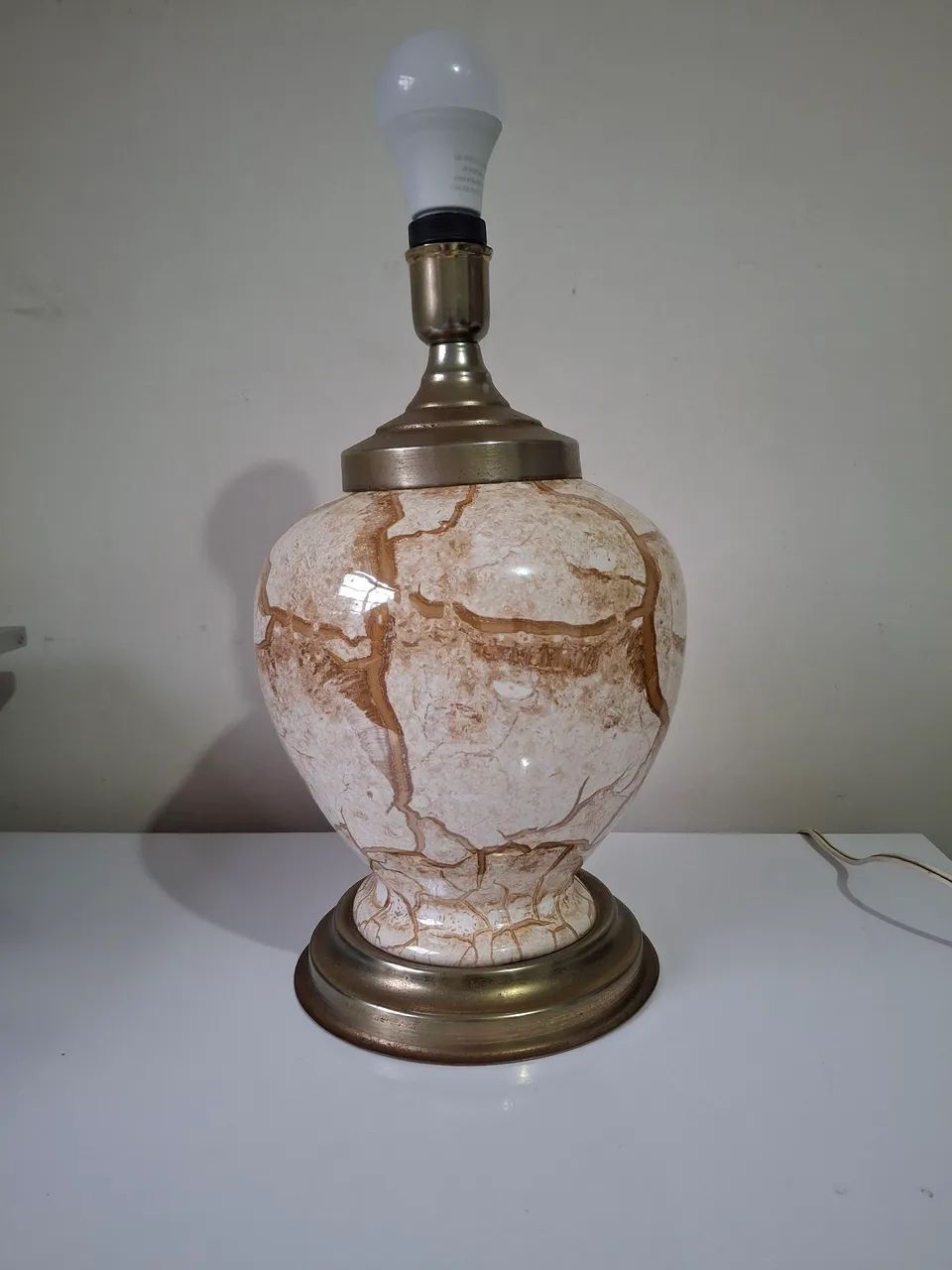 Base de abajur em cerâmica antigo