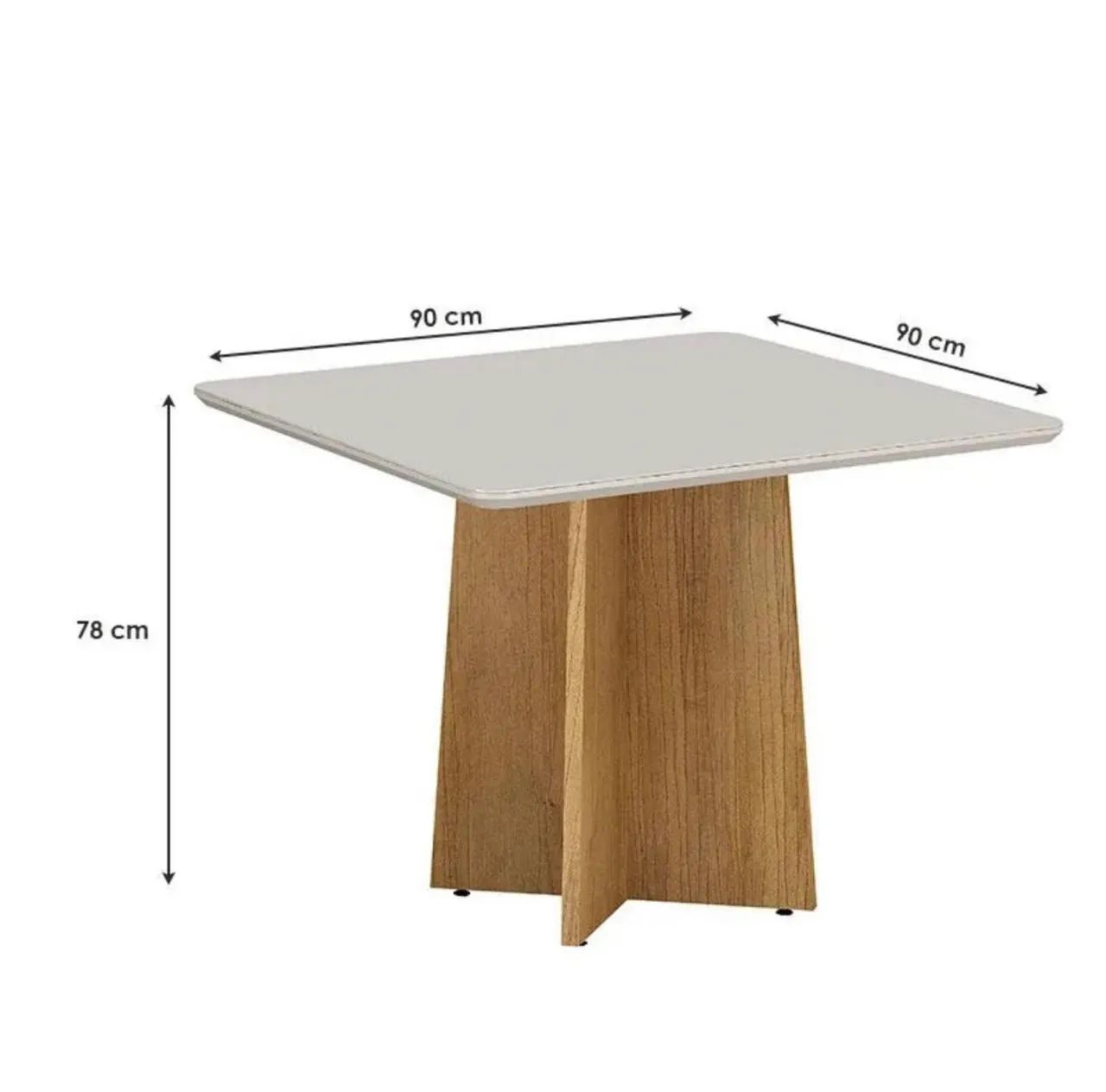 Conjunto de Mesa e Cadeiras Contemporâneo - Foto 3