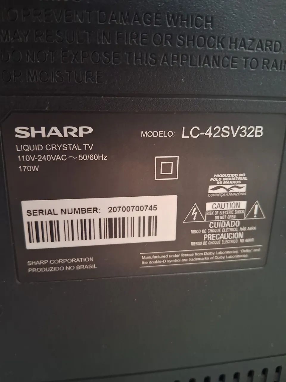 TV Sharp ? 42 polegadas ? Full HD ? + RED ONE - Foto 5