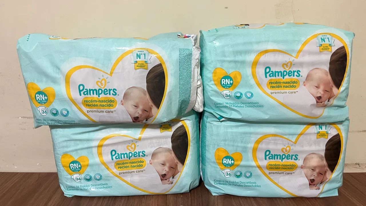 Fralda Pampers RN+