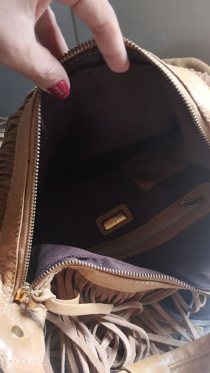 Bolsa grande Ávida em couro  - Foto 2