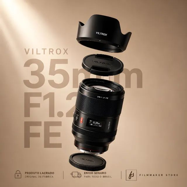 Viltrox 35mm f1.2 LAB Sony - Nova e Lacrada - Acessórios para