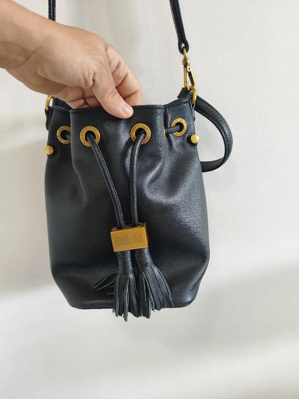 Bolsa couro legítimo Santa Lola - Foto 2