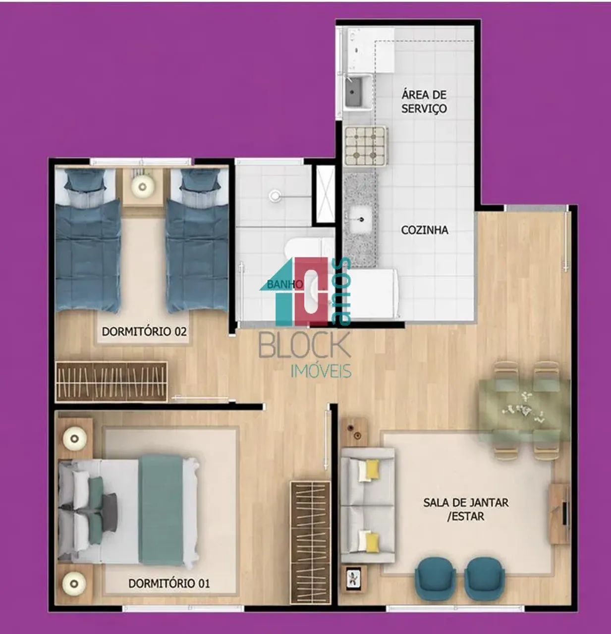Vargem Pequena | Apartamento 2 quartos - Foto 4
