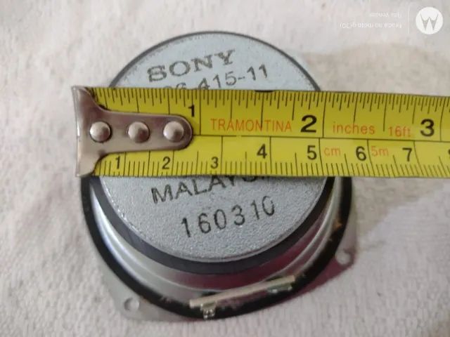 Par de alto falantes Sony, 3,5 polegadas, 6ohms, 70w cada, - Foto 2