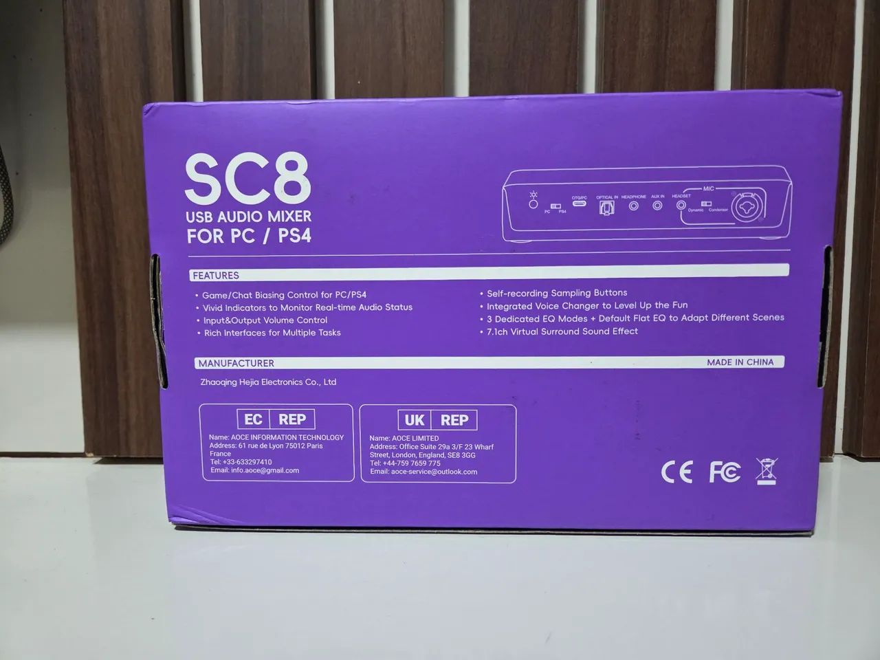 Mesa de Som USB Fifine Ampligame SC8 para PC e PS4 Nova - Foto 2