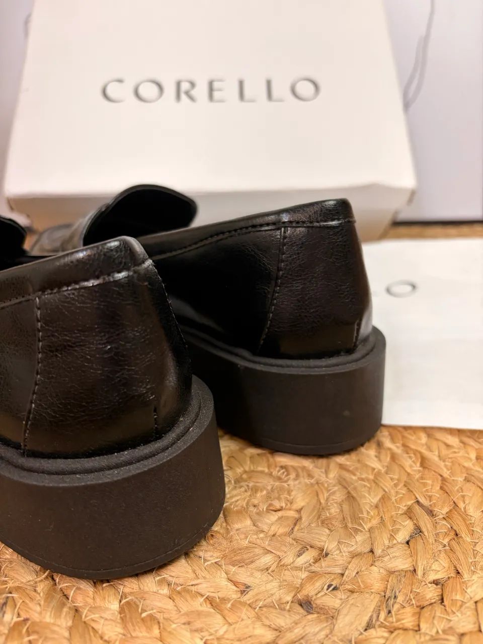 Mocassim alt preto Corello 37 - Foto 5