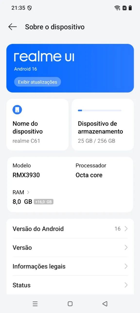 Celular Realme C61 Top  - Foto 5
