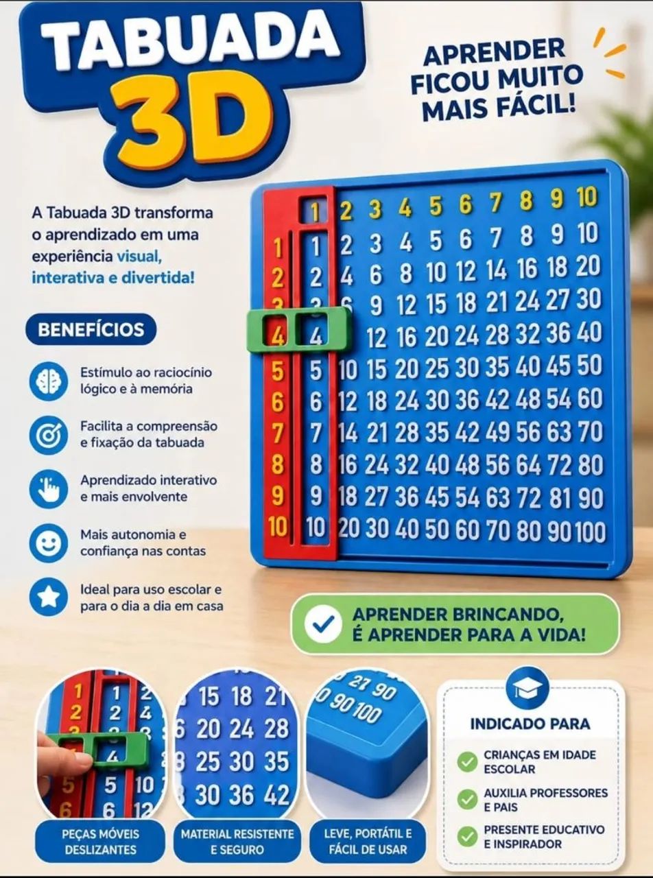 Tabuada 3d