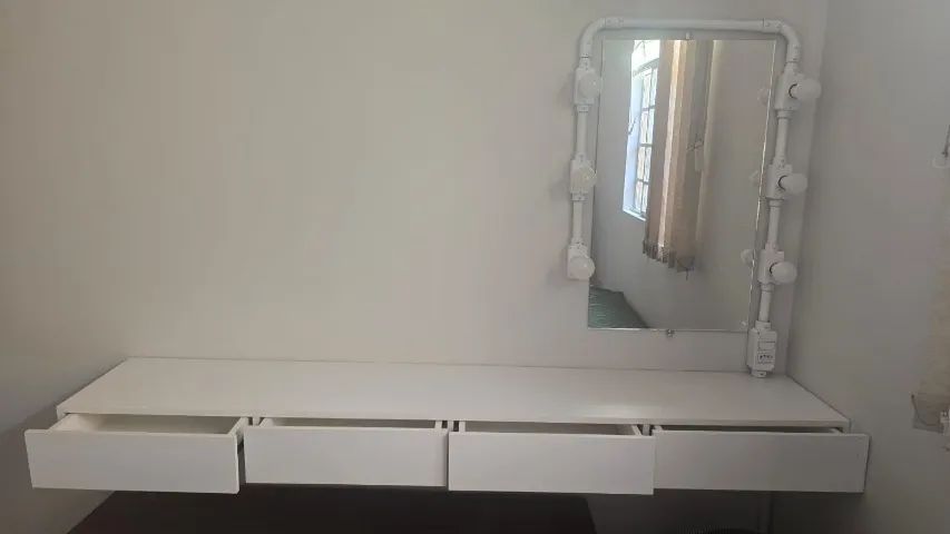 Penteadeira Camarim Flutuante em MDF - Foto 3