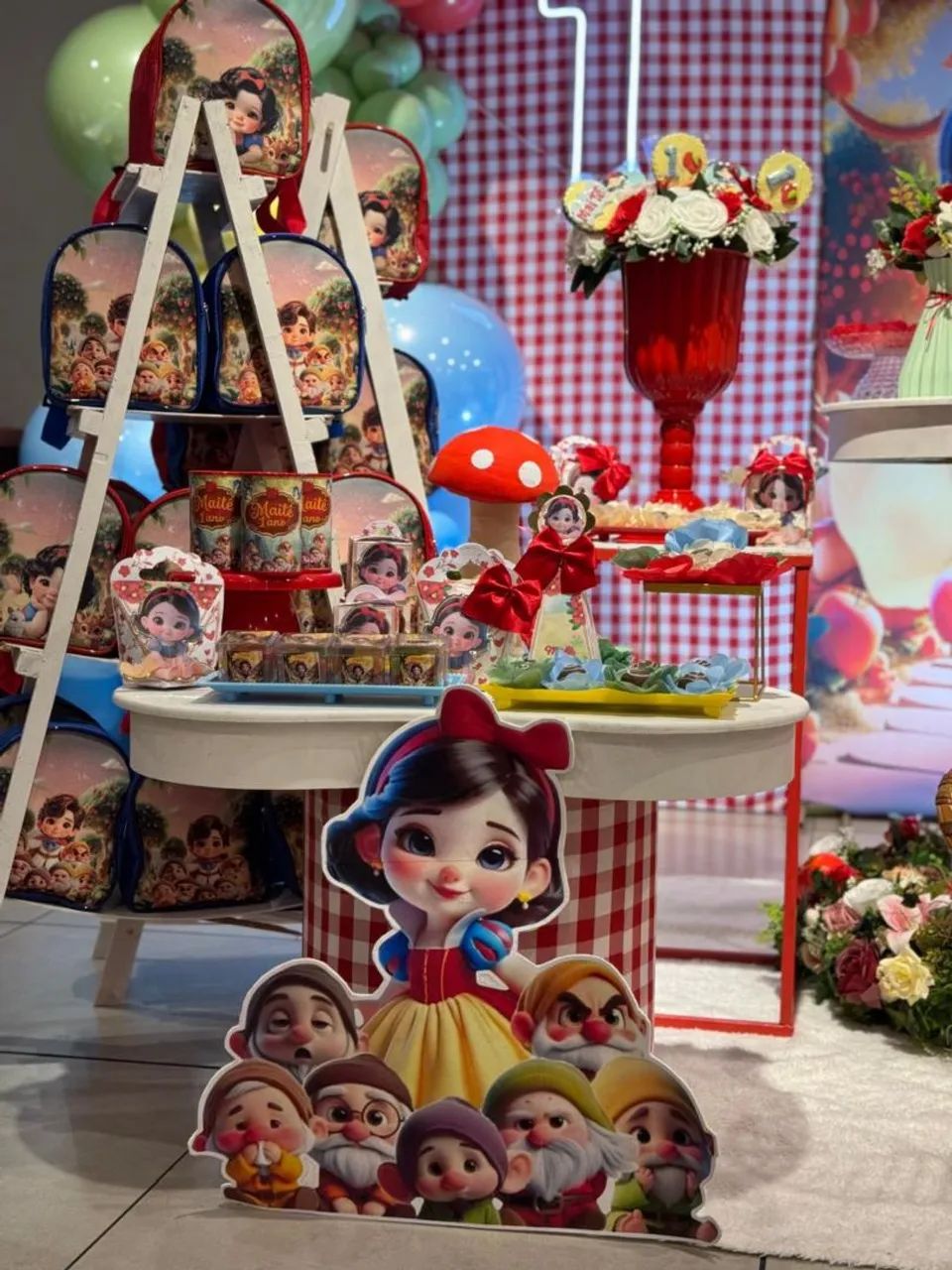 Decoração branca de neve - Foto 2