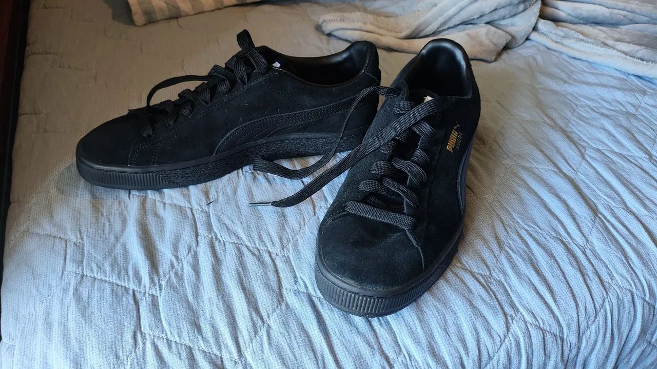 Puma Suede classic unisex preto 37 - Foto 2
