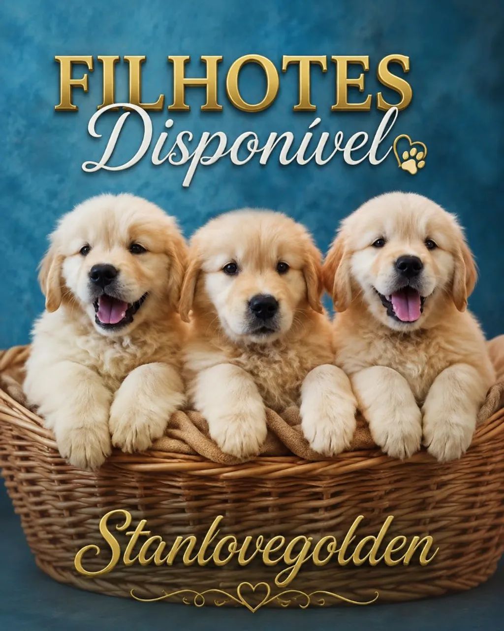Filhote Golden Pronta Entrega 