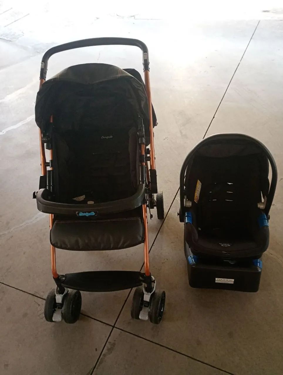 Carrinho e bebe conforto  - Foto 2