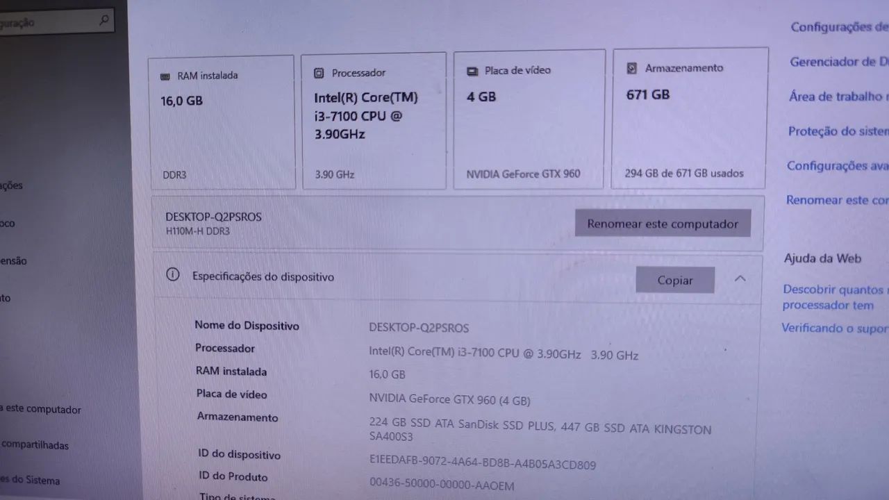 Pc Gamer i3 7°G 16Gb - Foto 4