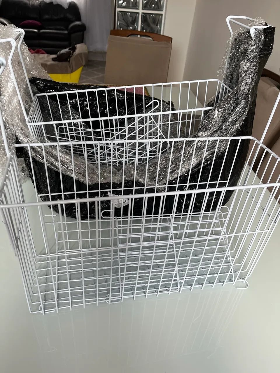 2 cestos para freezer com 6 divisores  - Foto 3