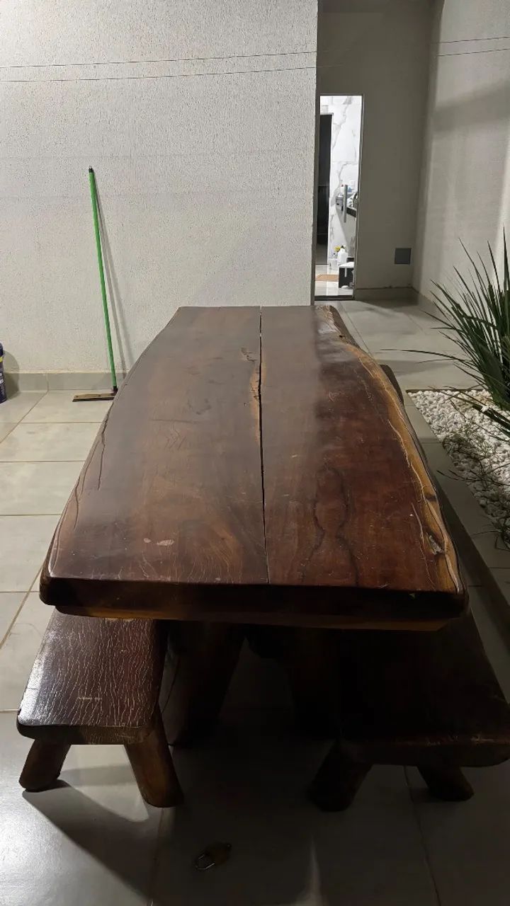 Mesa Rústica 1,20x3m  - Foto 3