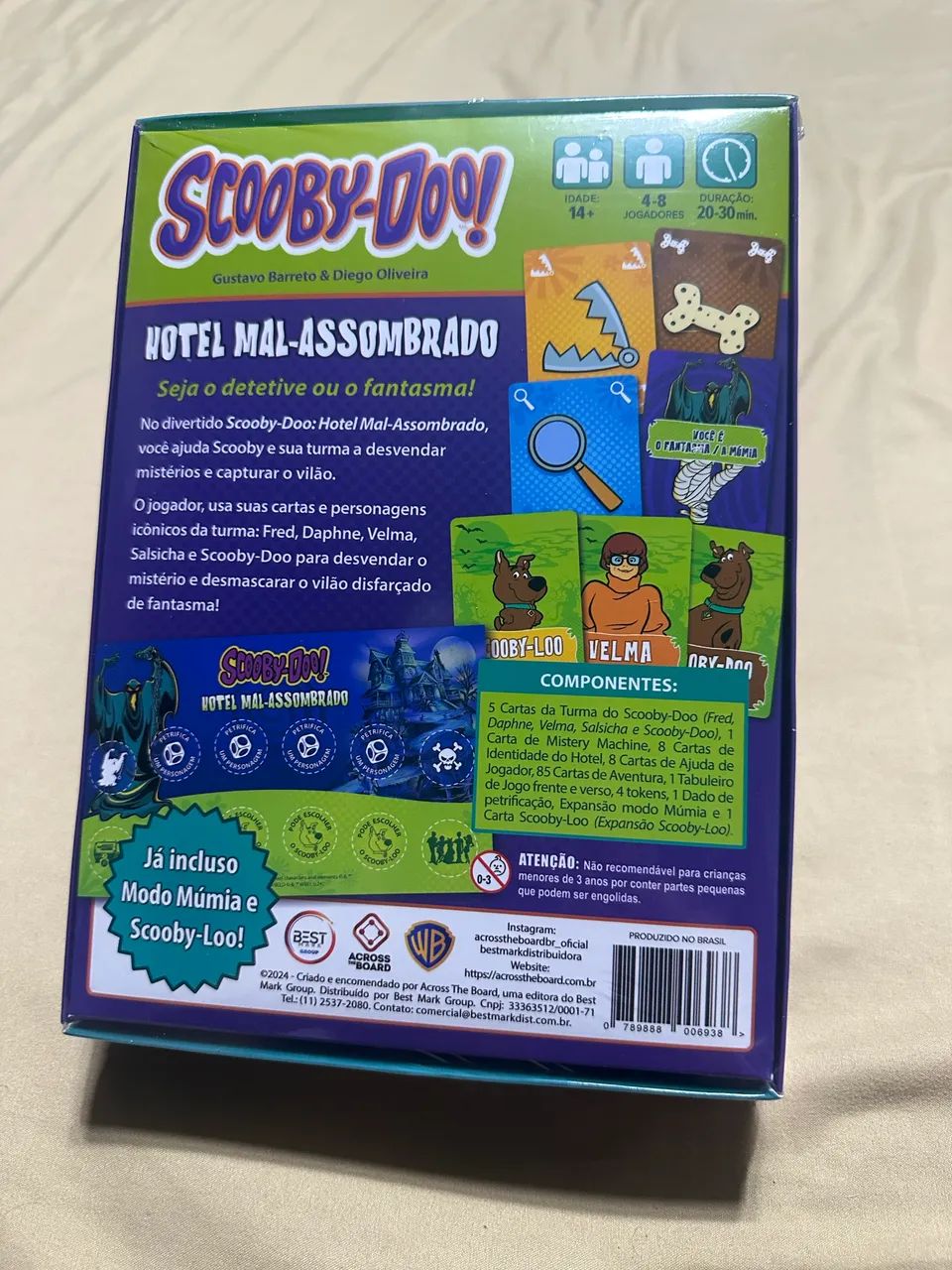 Scooby doo hotel mal-assombrado jogo de tabuleiro  - Foto 2