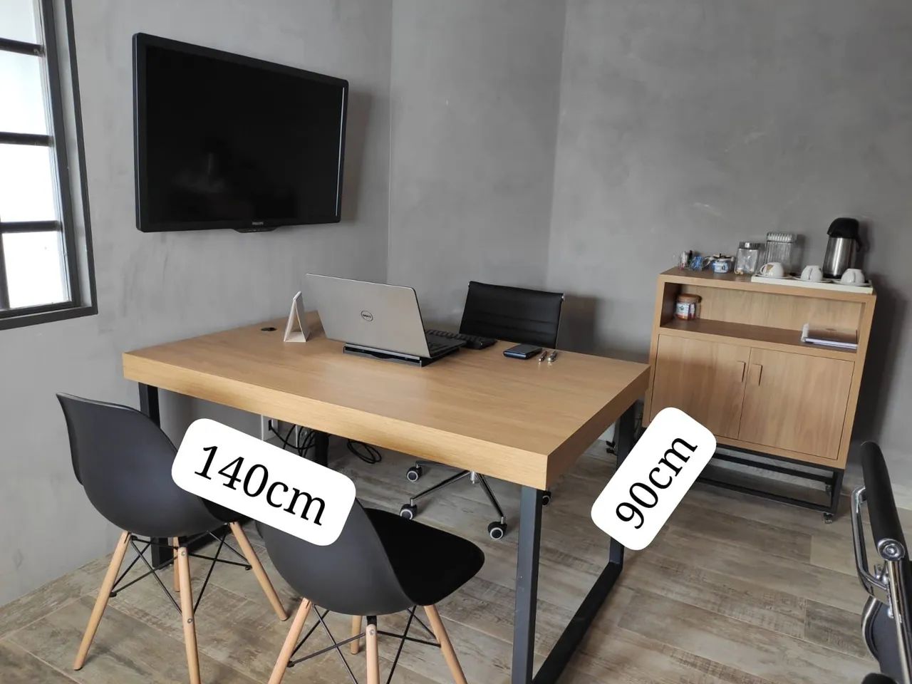 Mesas Estilo Industrial (Ótimo Estado) - Escritório ou Jantar<br>