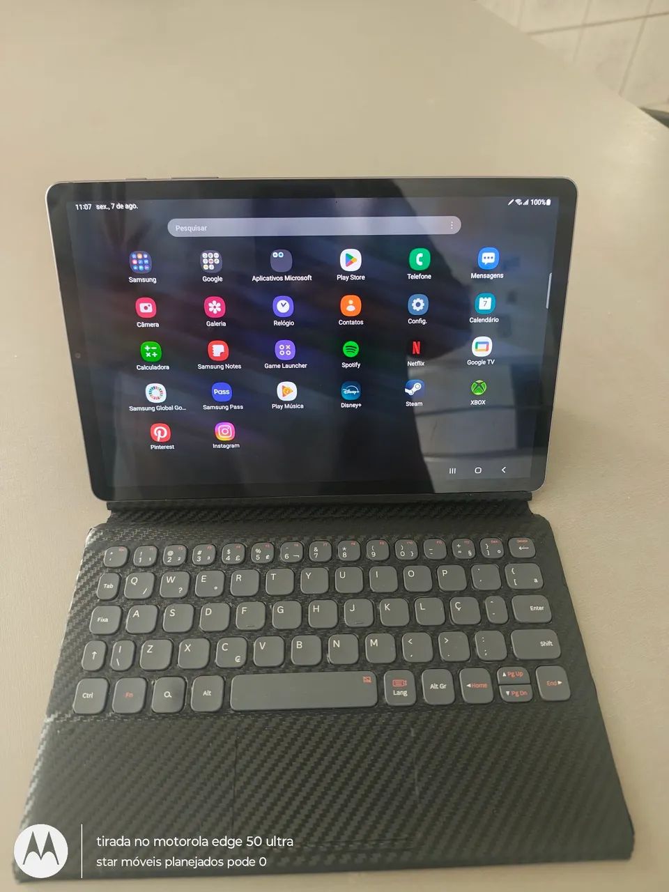Tablet Tab s6 6g de ram 128 de memória completo  - Foto 4