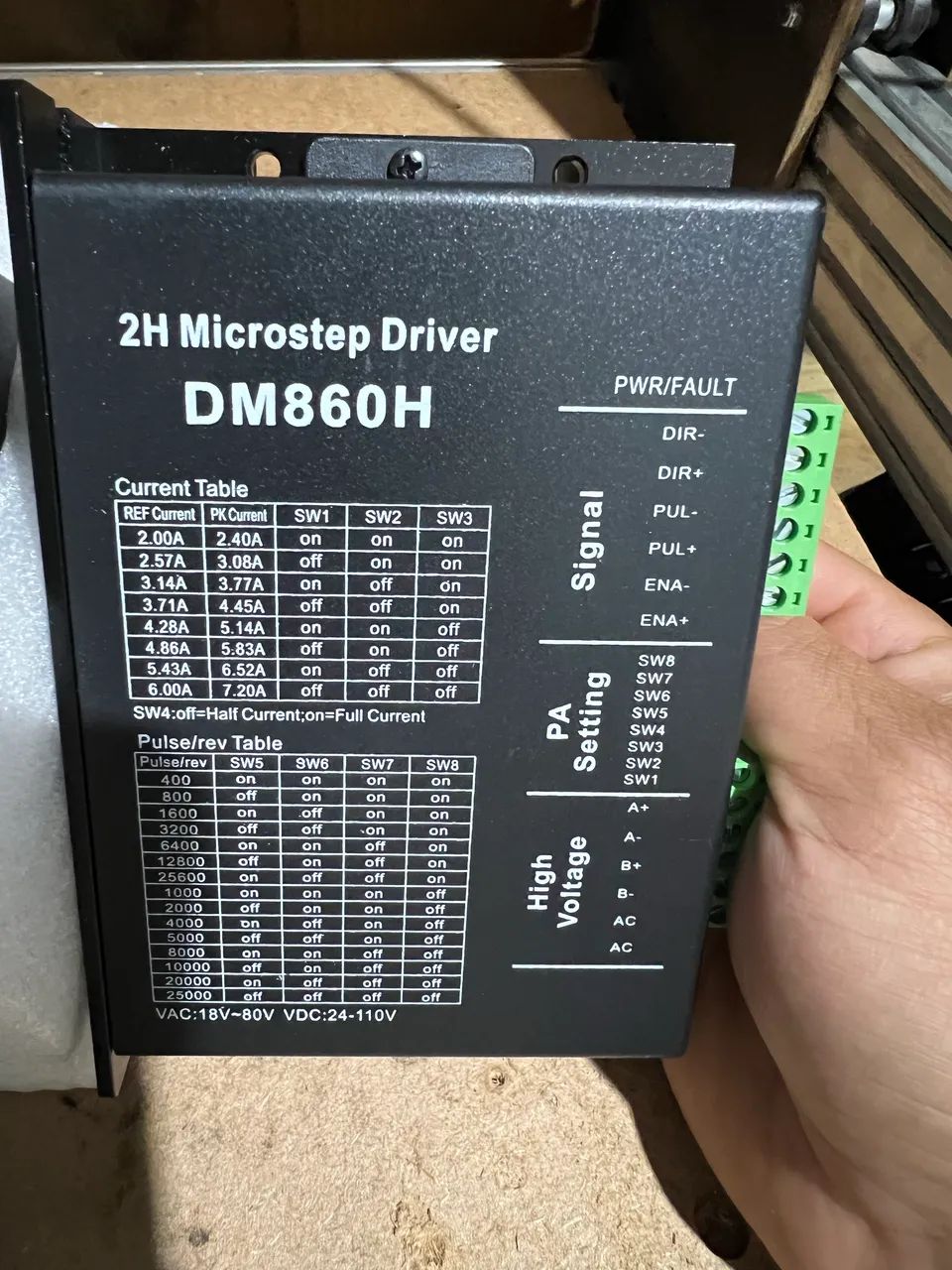 Motor de passo Nema 34 85 kgf mais driver dm860h - Foto 5