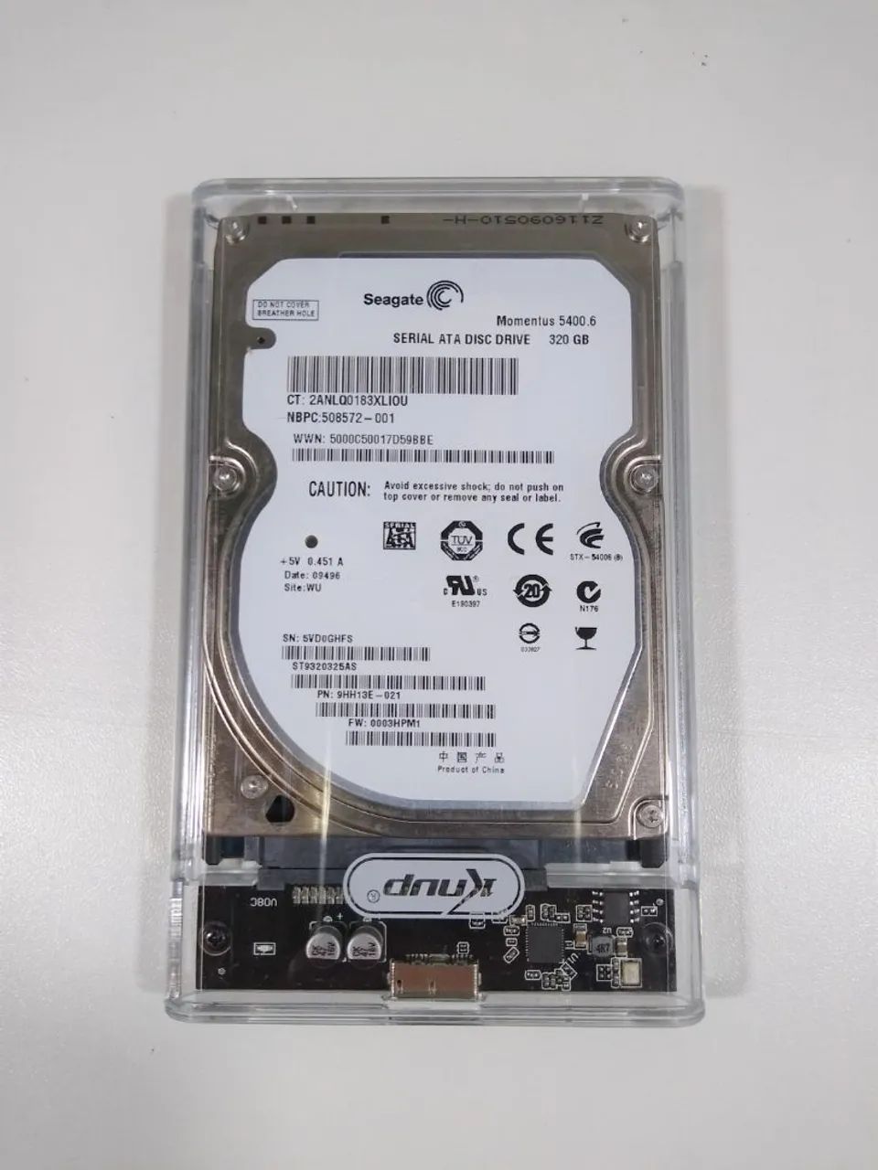 HD externo 320 GB Samsung