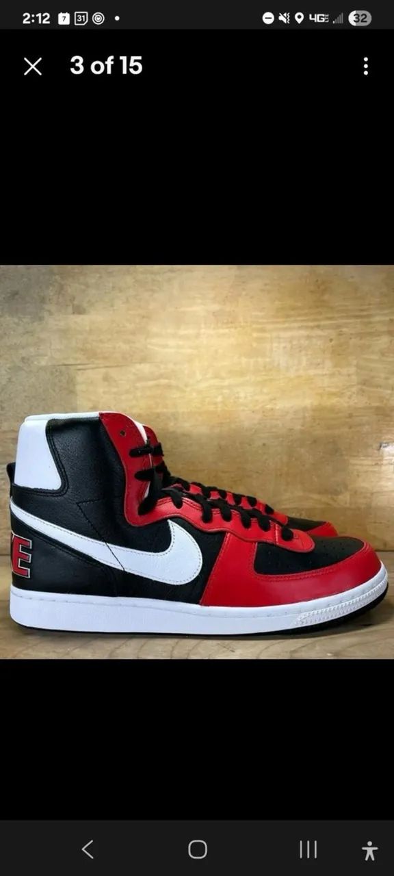 ? Nike Terminator High Black and University Red - Foto 4