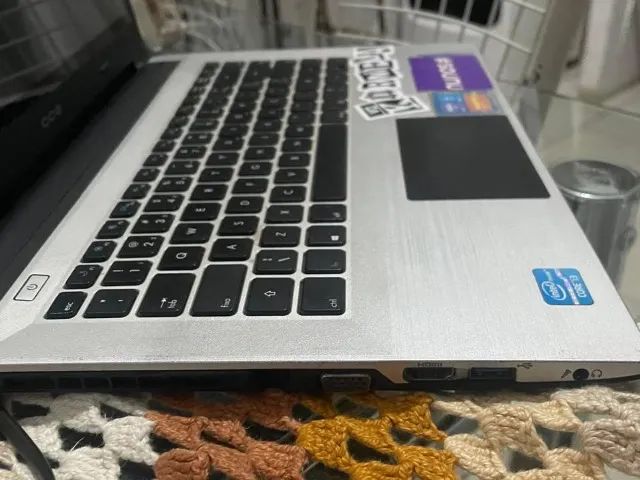 NOTEBOOK CCE ULTRA THIN INTEL CORE I3 3217U 3ª GERAÇÃO 4GB DE RAM COM  SSD 240GB HD 500 GB - Foto 2