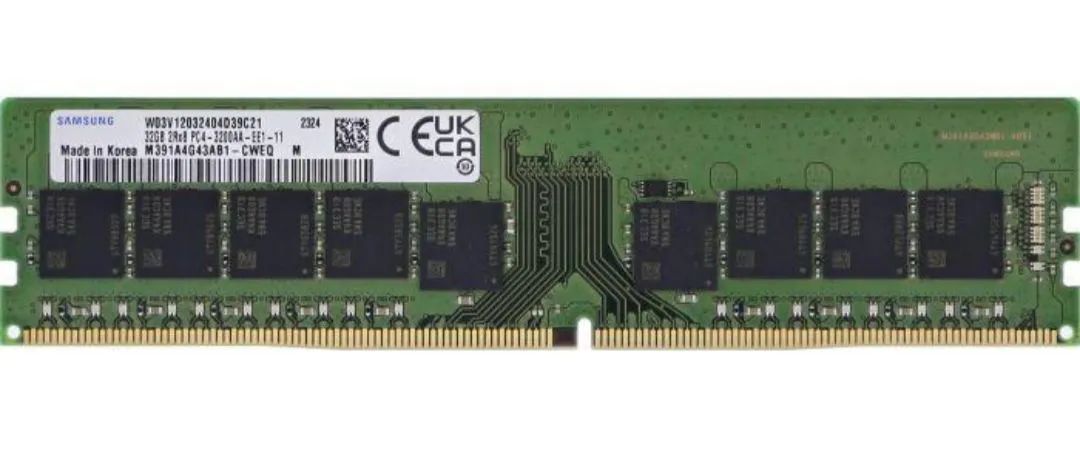 【32GB】Samsung DDR4-2933 UDIMM 32GB Memória Samsung 32GB DDR4 2933MHz ECC UDIMM - Memória RAM - Vila