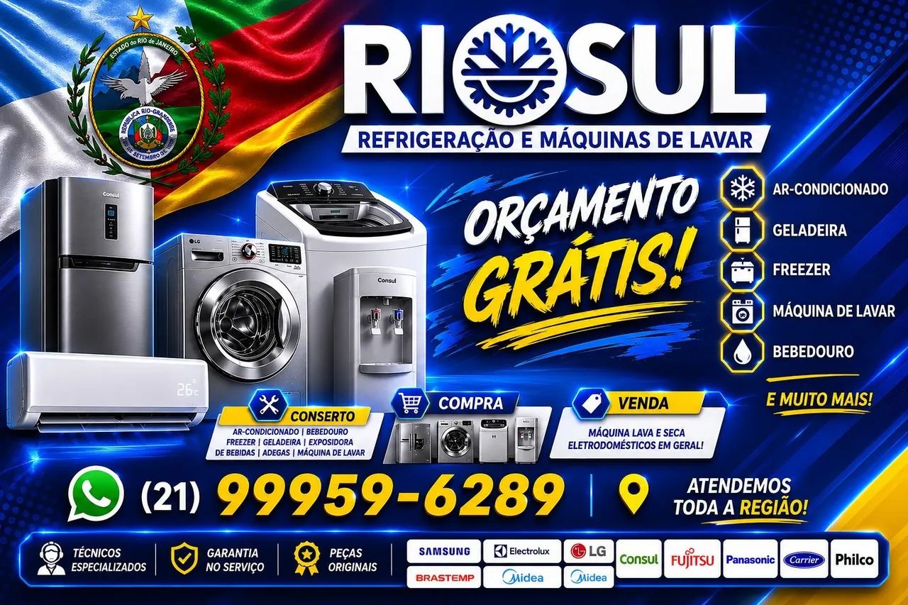 Assistência técnica de refrigeração e máquinas de lavar 