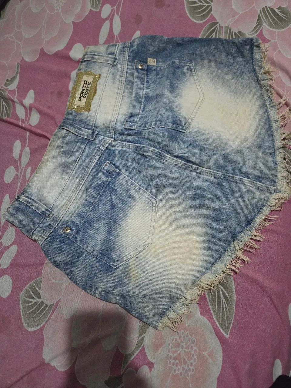 Saia jeans tamanho 38 - Foto 3