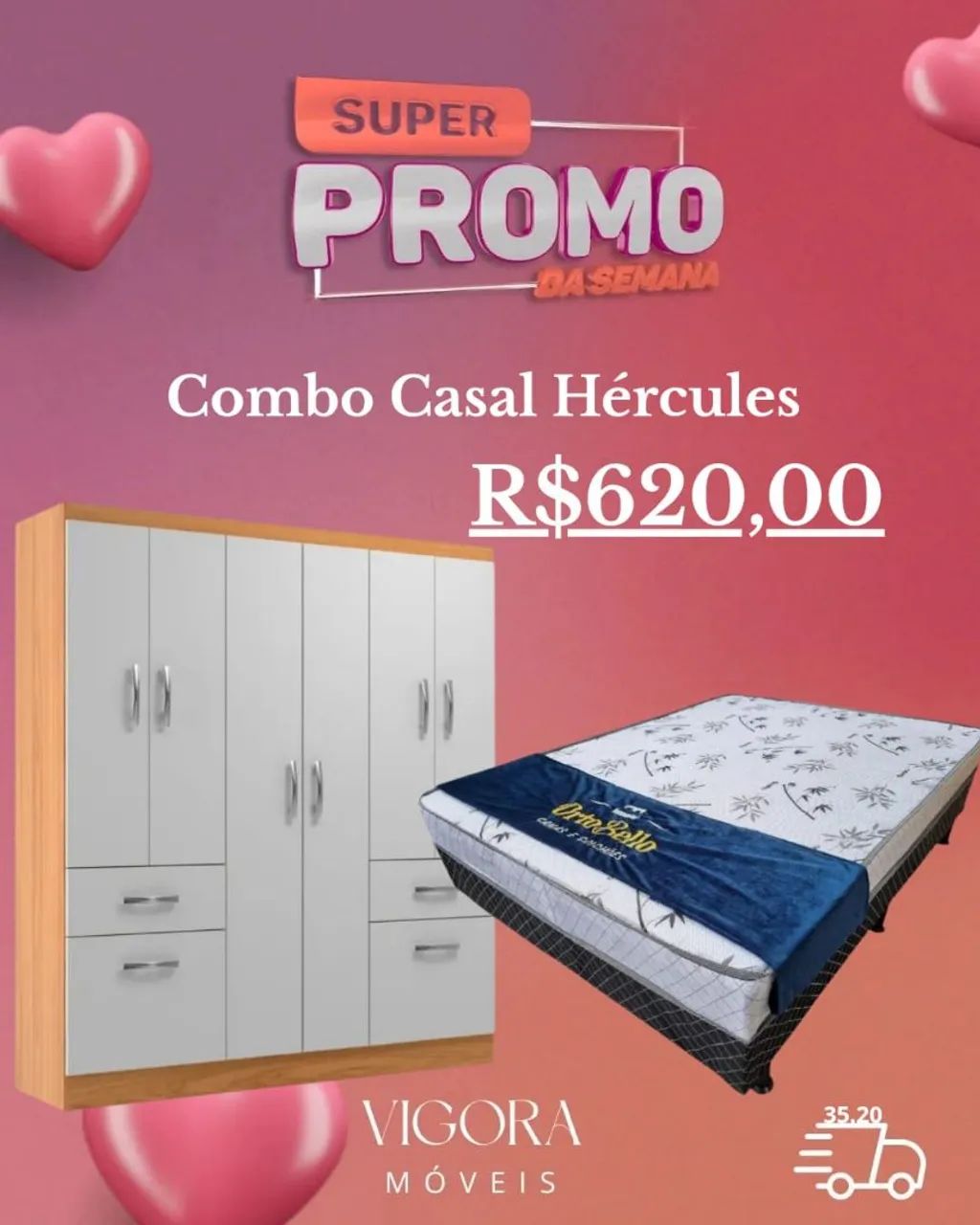 Combo Casal hércules 