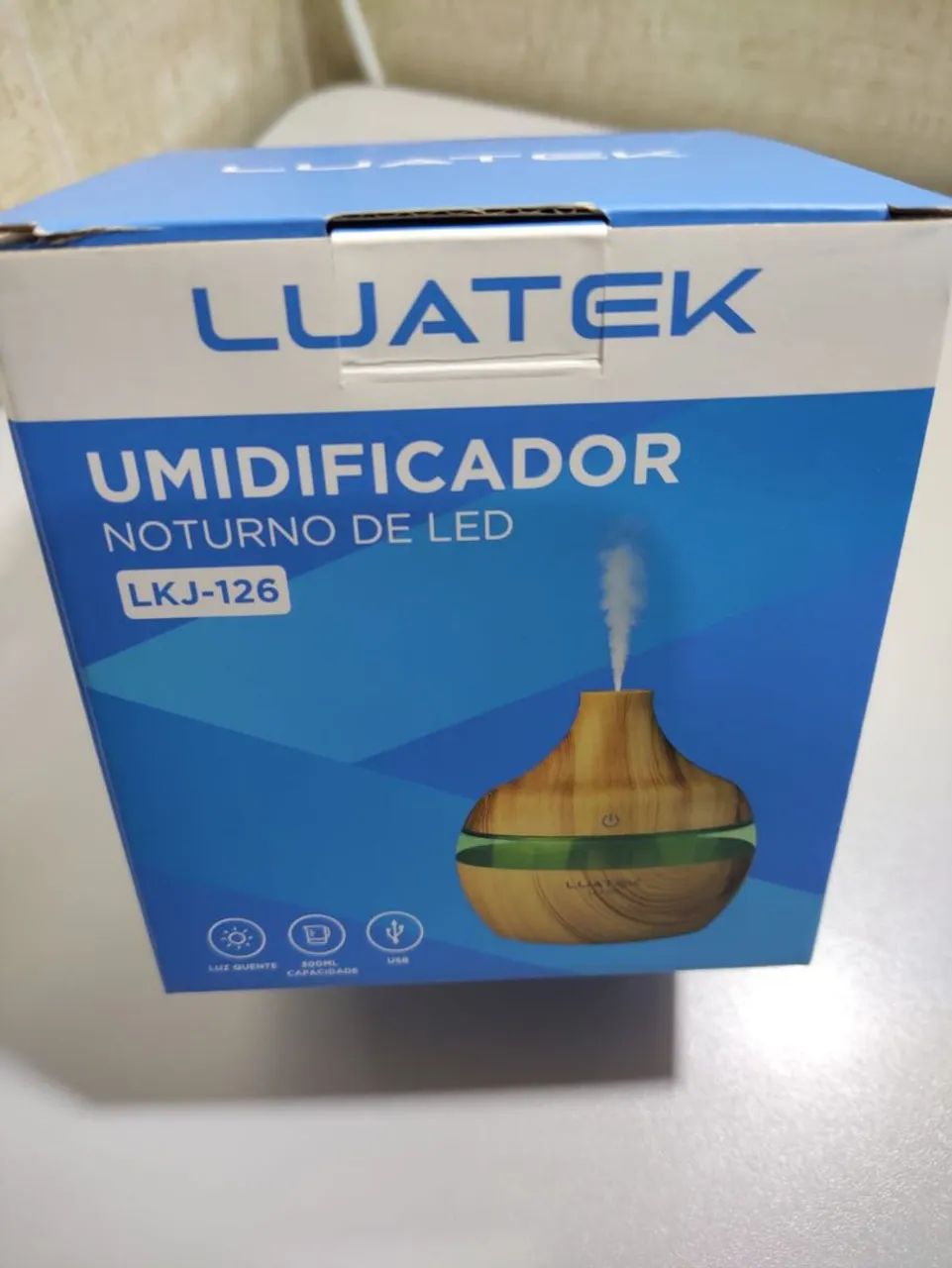 Vendo Umidificador Noturno com LED, modelo LKI-126 - Foto 4