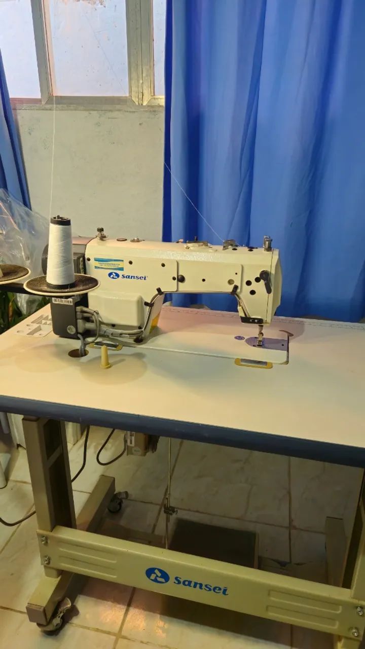 Máquina Reta Eletrônica Sansei SA-MQ5 - Excelente Estado - Foto 3