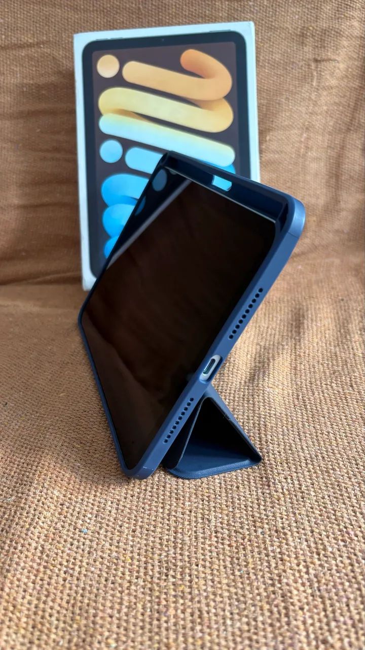 iPad mini 7 128GB - Impecável, com Caixa, Capa e Película Protetora - Foto 4