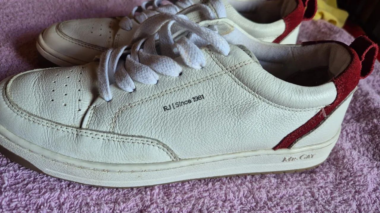 Tenis branco Mr Cat - Usado 1X - Foto 3