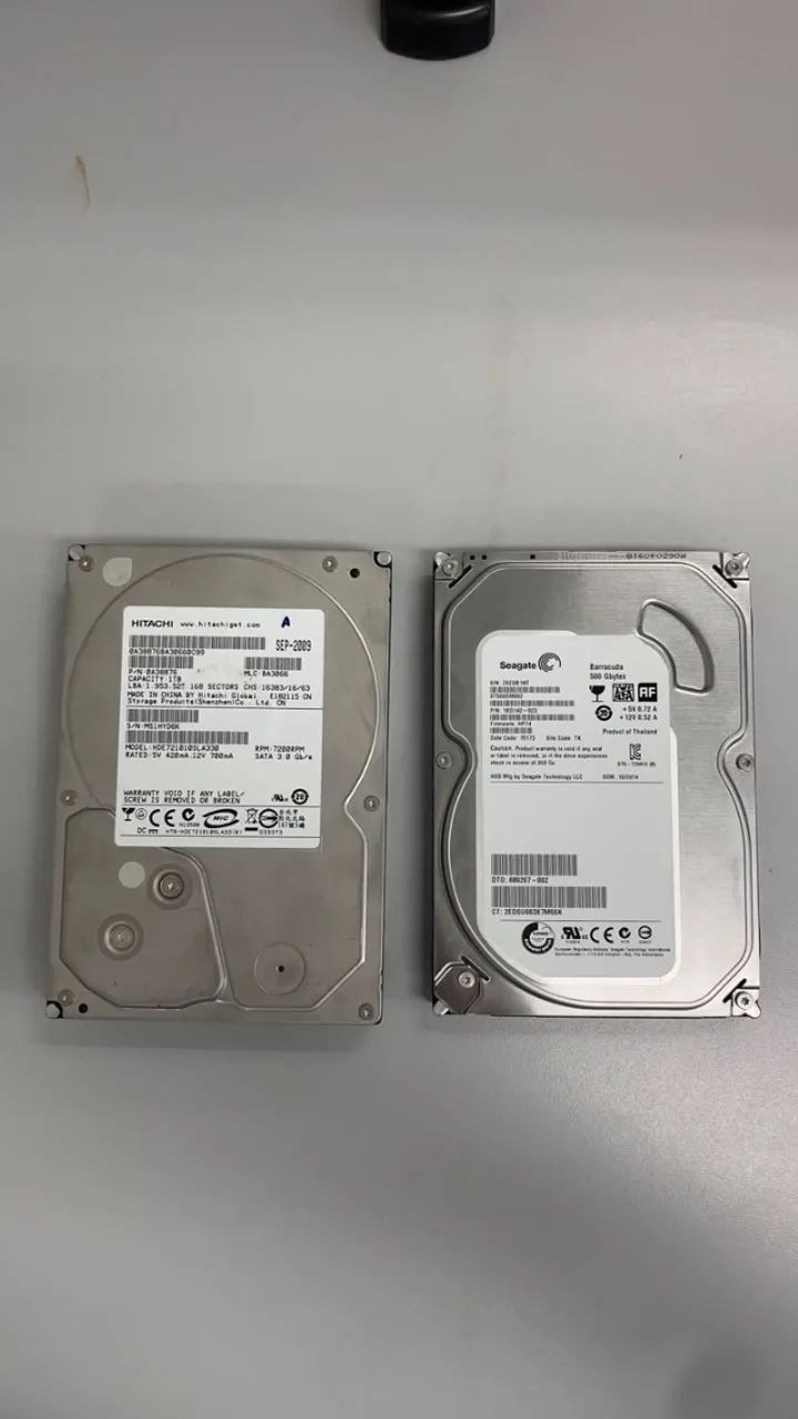 HD 1TB HD 500GB