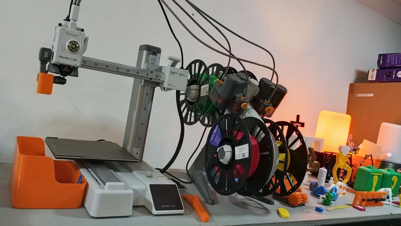 Impressora 3D Bambulab A1Mini com AMS  - Foto 3